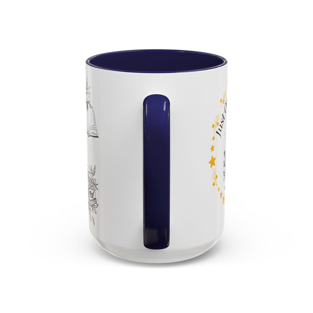 'Just One More Chapter' Accent Coffee Mug