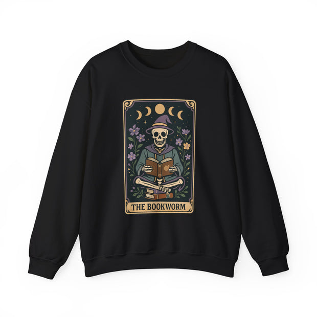 Bookworm Skeleton Crewneck Sweatshirt