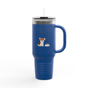 'Espawresso Yourself' Corgi Insulated Travel Mug, 40oz