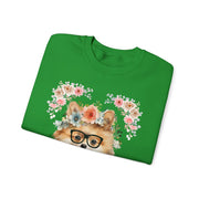 Geeky Goddess Pomeranian Unisex Crewneck Sweatshirt