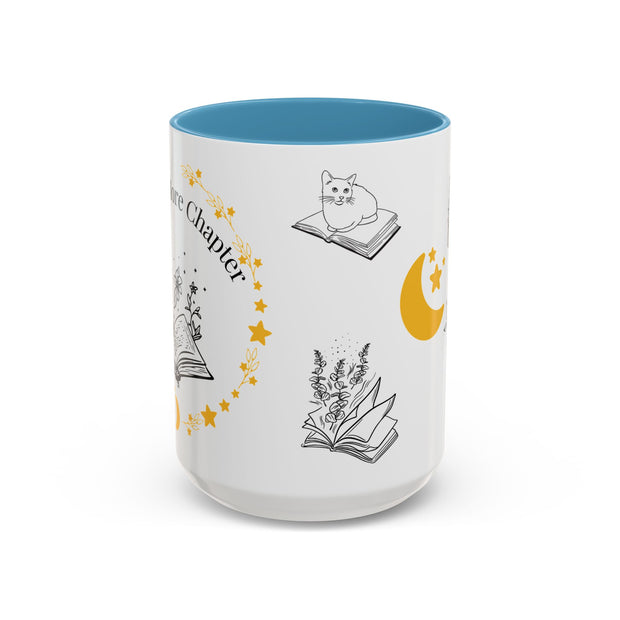 'Just One More Chapter' Accent Coffee Mug