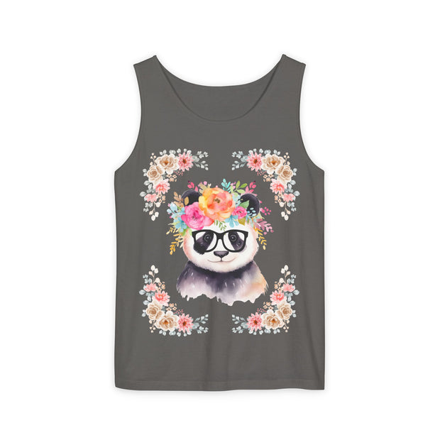 Geeky Goddess Panda Unisex Tank Top