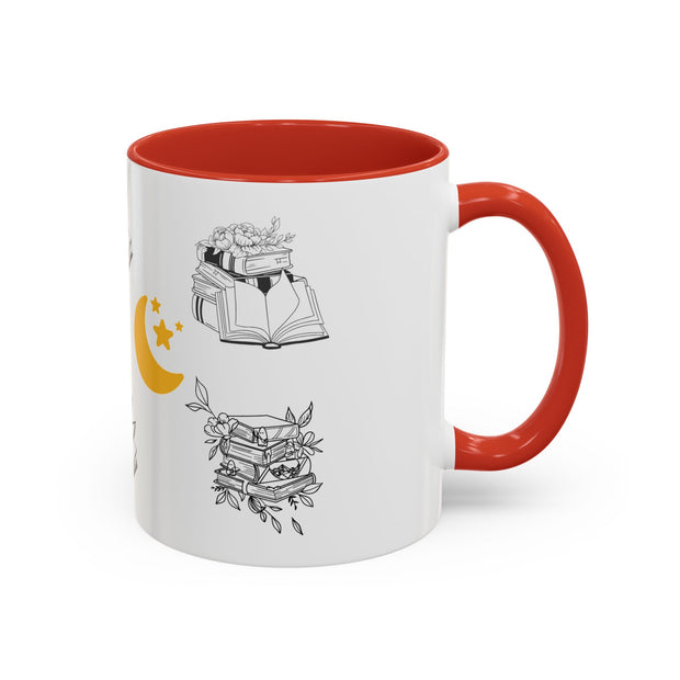 'Just One More Chapter' Accent Coffee Mug