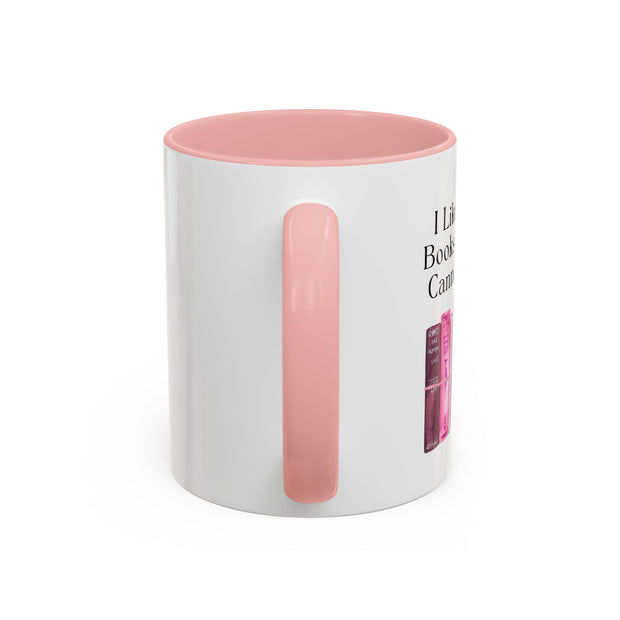'I Like Big Books and I Cannot Lie' Accent Coffee Mug