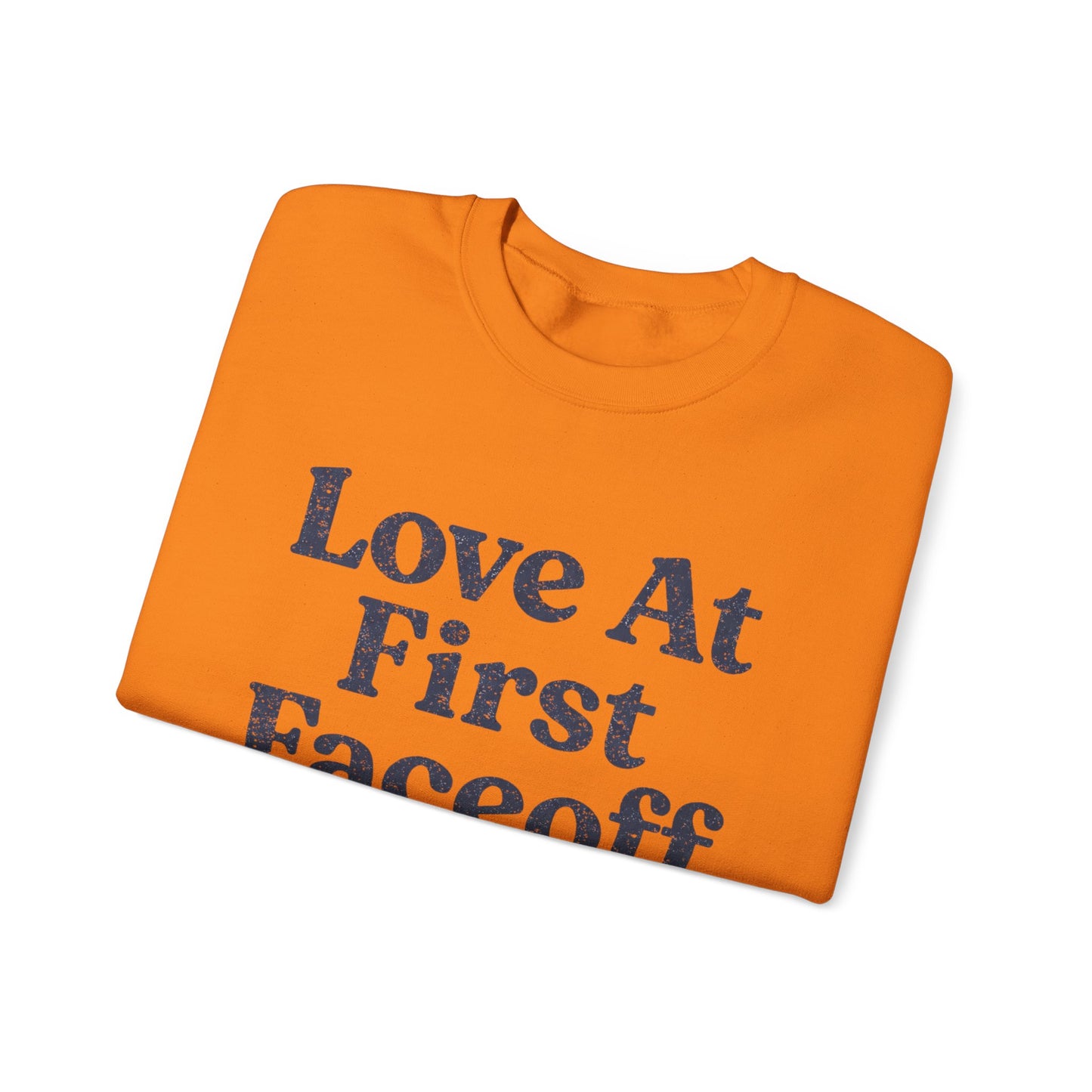 Love At First Faceoff Sweatshirt, Hockey Romance Booktok Crewneck, Sports Romance Reader Pullover