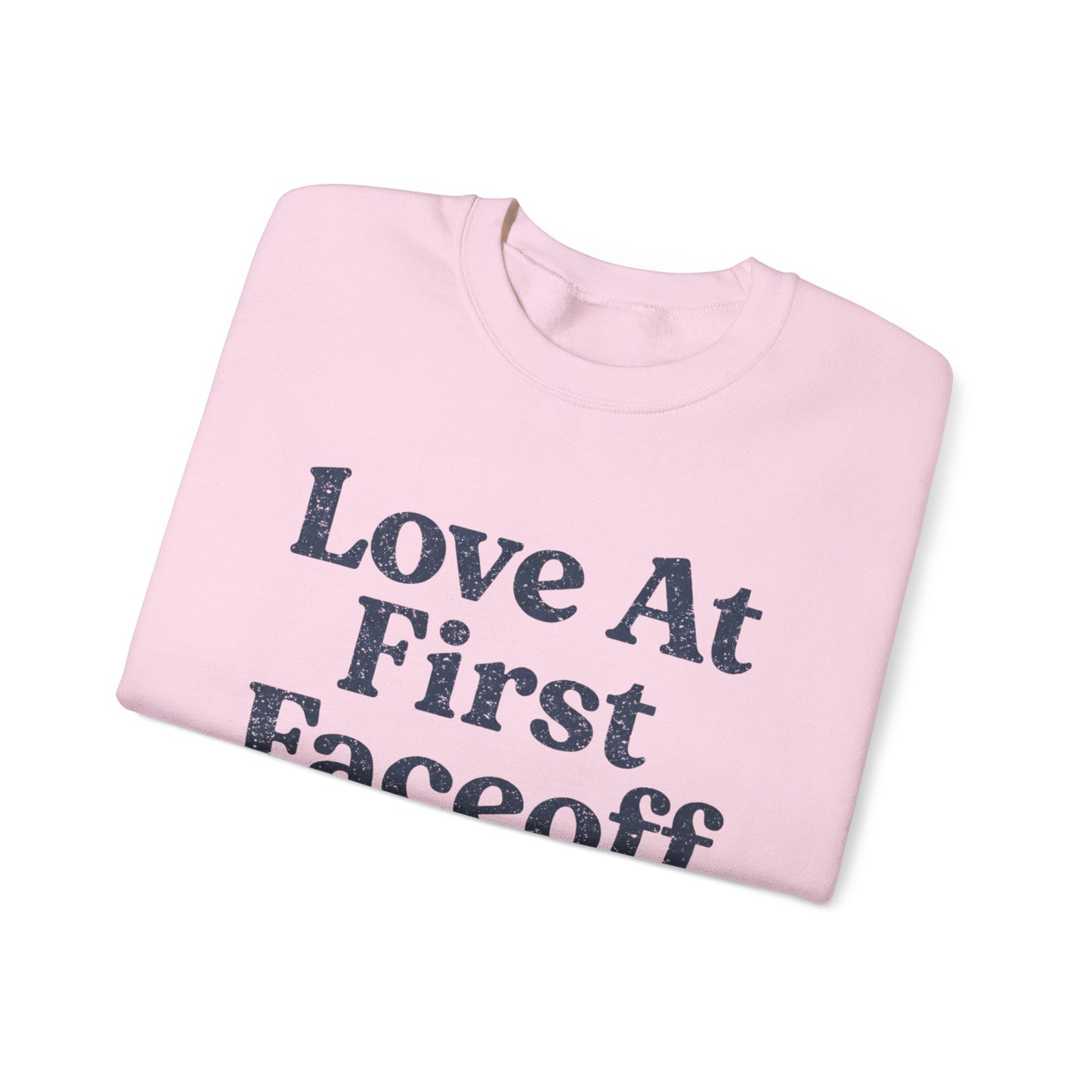 Love At First Faceoff Sweatshirt, Hockey Romance Booktok Crewneck, Sports Romance Reader Pullover