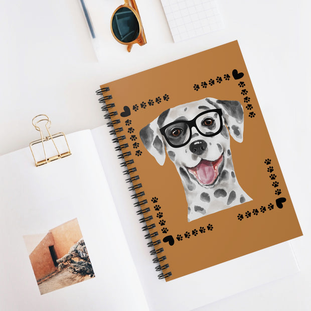 Geeky Good Dalmatian Spiral Notebook