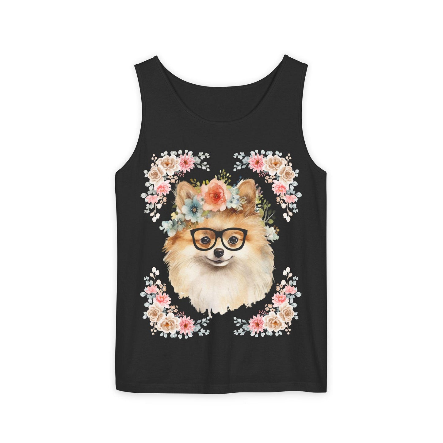 Geeky Goddess Pomeranian Unisex Tank Top