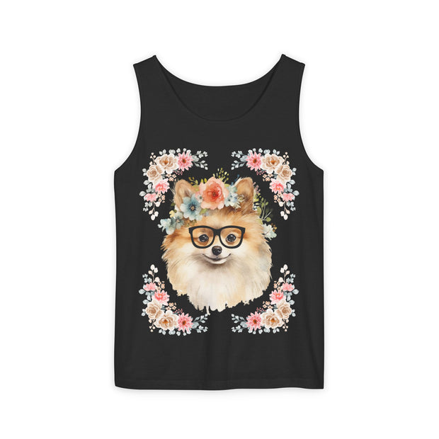 Geeky Goddess Pomeranian Unisex Tank Top