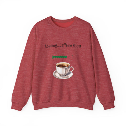 'Loading...Caffeine Boost' Unisex Crewneck Sweatshirt