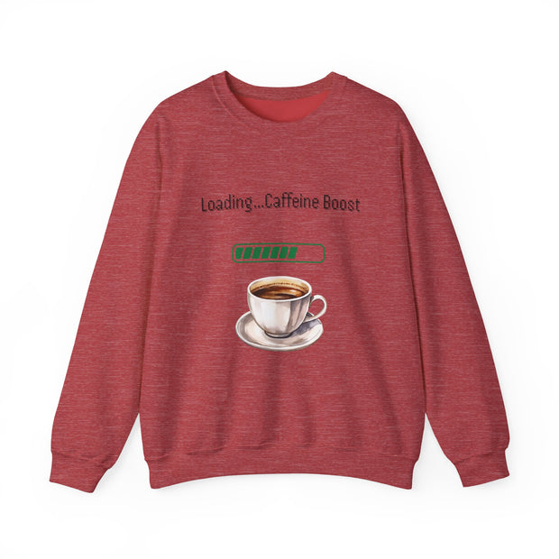 'Loading...Caffeine Boost' Unisex Crewneck Sweatshirt