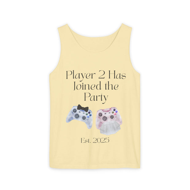 'Player 2 Has Joined the Party' 'Est. 2025' Unisex Tank Top