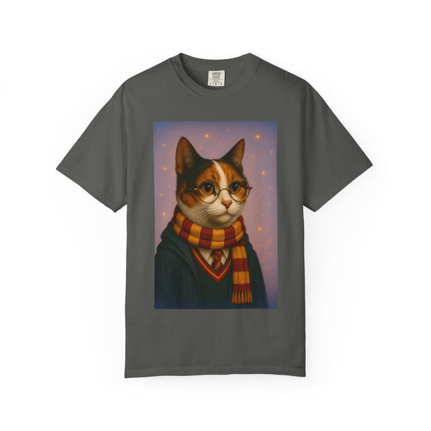 Pawgwarts Tricolored Cat Unisex T-Shirt
