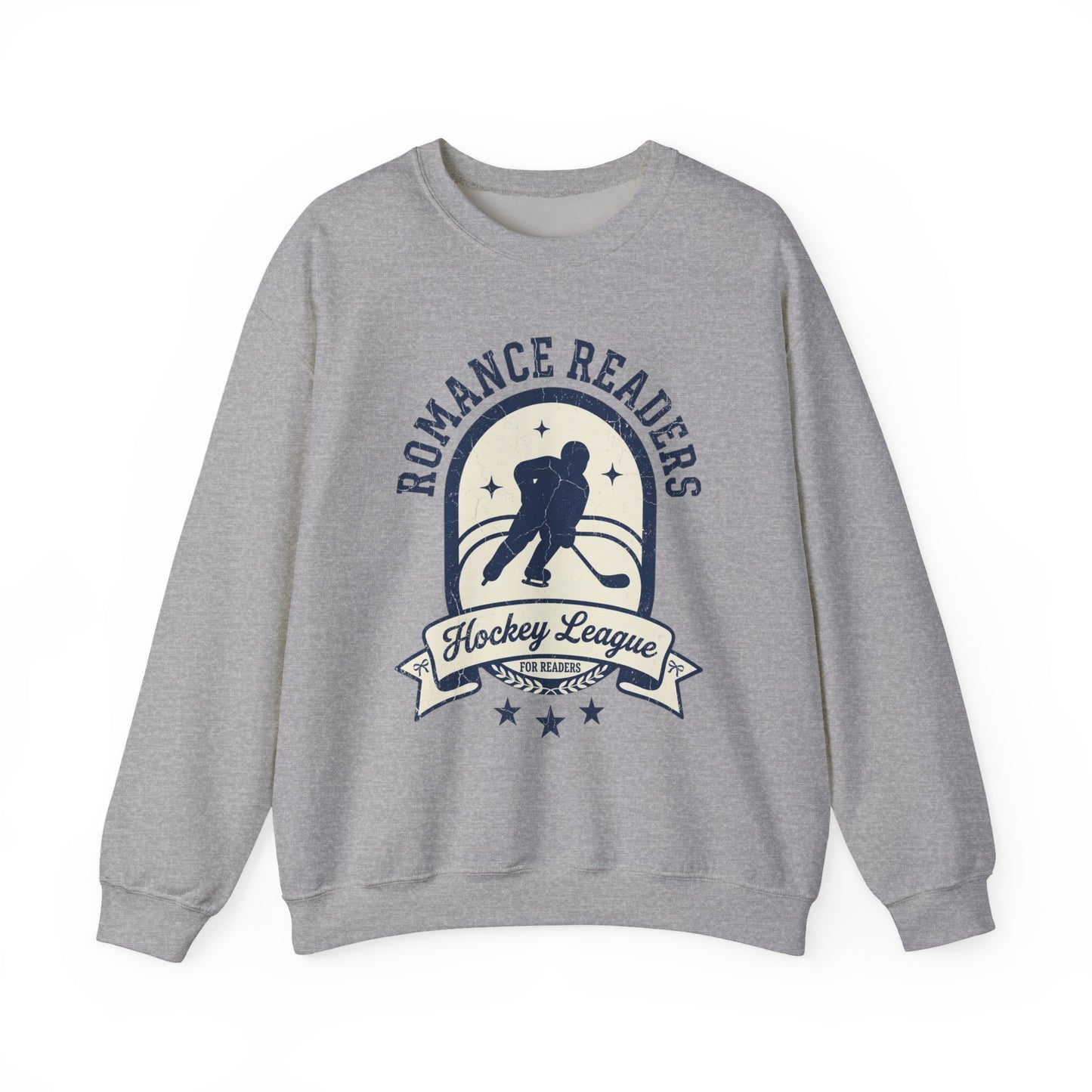 Romance Readers Hockey League Sweatshirt, Hockey Romance Booktok Crewneck, Sports Romance Reader Pullover
