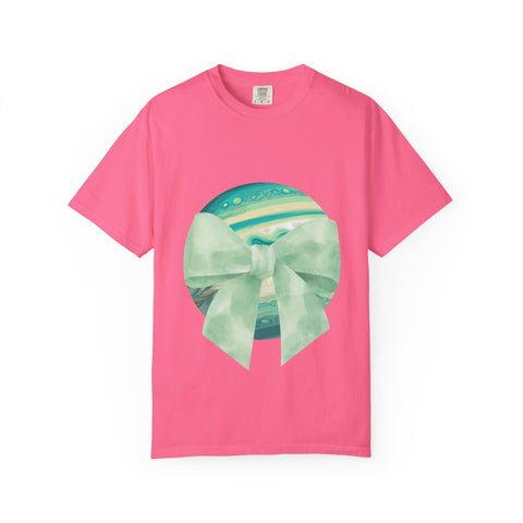 Green Planet Wrapped In A Bow Unisex T-Shirt