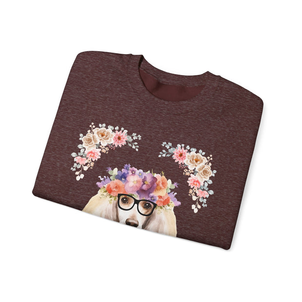 Geeky Goddess French Poodle Unisex Crewneck Sweatshirt