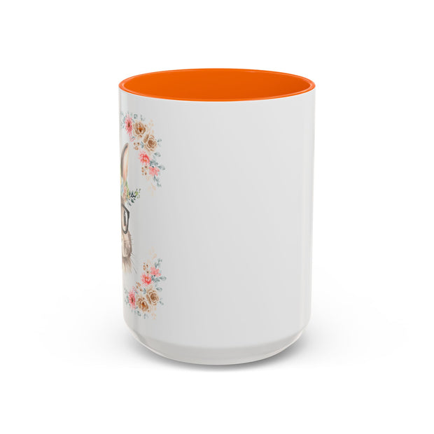 Geeky Goddess Bunny Accent Coffee Mug