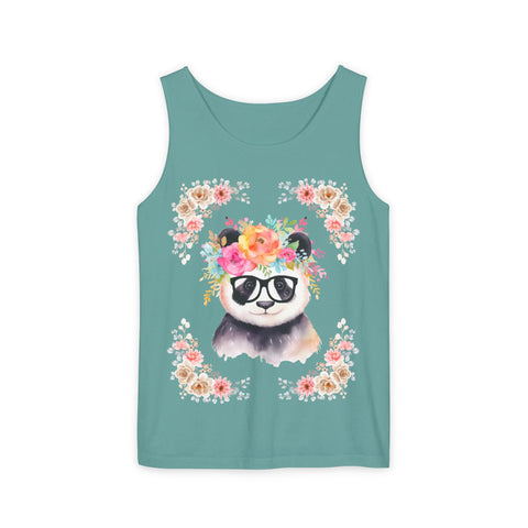 Geeky Goddess Panda Unisex Tank Top