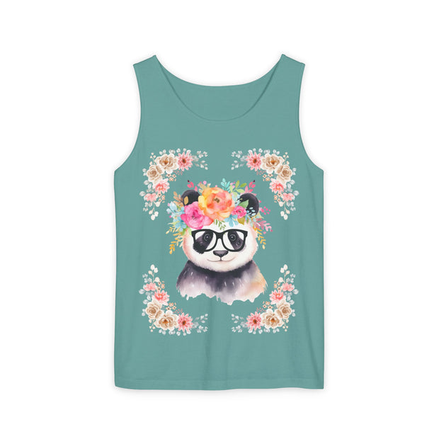 Geeky Goddess Panda Unisex Tank Top