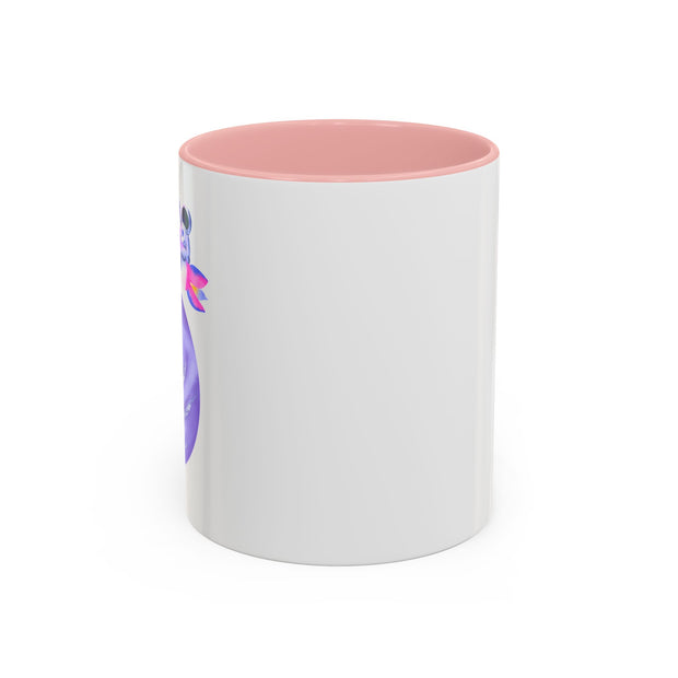 Astronaut Taking Off In Space Accent Coffee Mug