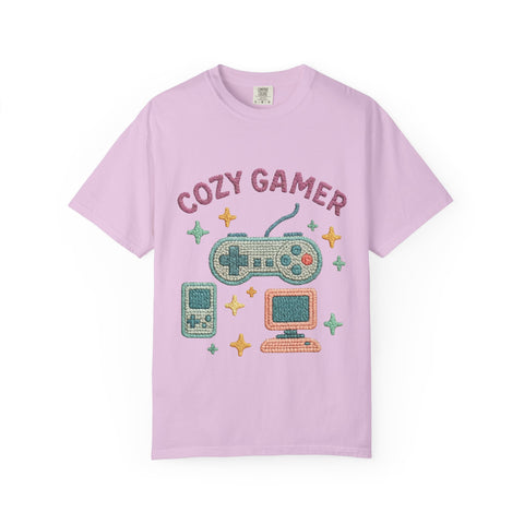 Cozy Gamer T-Shirt, Unisex Retro Gaming Tee, Video Game Lover Shirt, Perfect for Gamers, Gift for Birthdays and Holidays