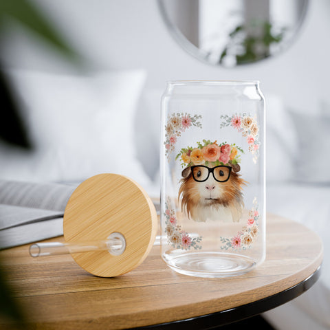 Geeky Goddess Guinea Pig Sipper Glass