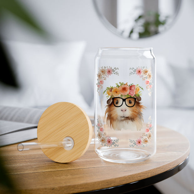 Geeky Goddess Guinea Pig Sipper Glass