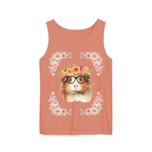 Geeky Goddess Guinea Pig Unisex Tank Top