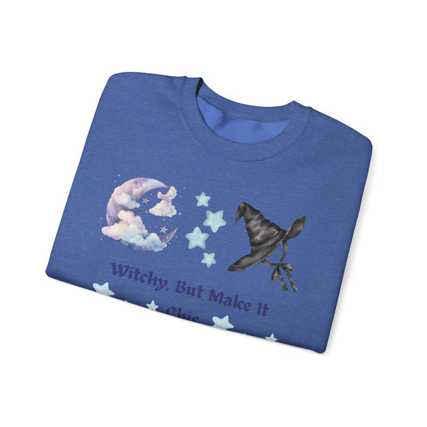 'Witchy, But Make It Cute' Unisex Crewneck Sweatshirt