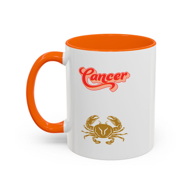 'Cancer' Zodiac Accent Coffee Mug