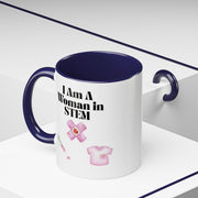 'I Am A Woman In STEM' Nurse Accent Coffee Mug