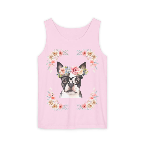 Geeky Goddess French Bullldog Unisex Tank Top