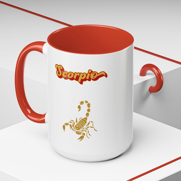 'Scorpio' Accent Coffee Mug