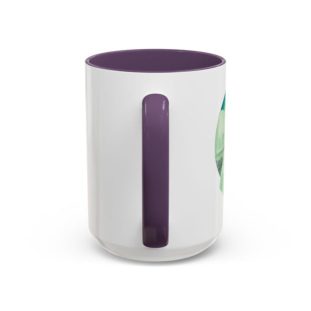 Green Planet Wrapped In A Bow Accent Coffee Mug