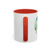 Green Planet Wrapped In A Bow Accent Coffee Mug