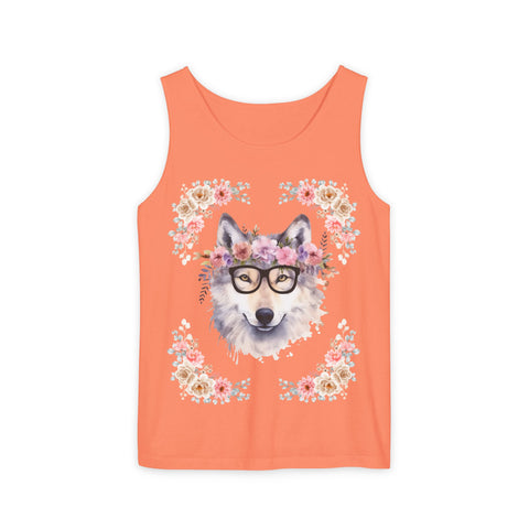 Geeky Goddess Wolf Unisex Tank Top