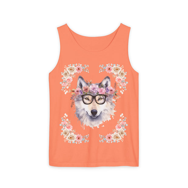 Geeky Goddess Wolf Unisex Tank Top