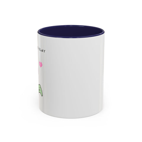 'Press Start To Slay' Accent Coffee Mug