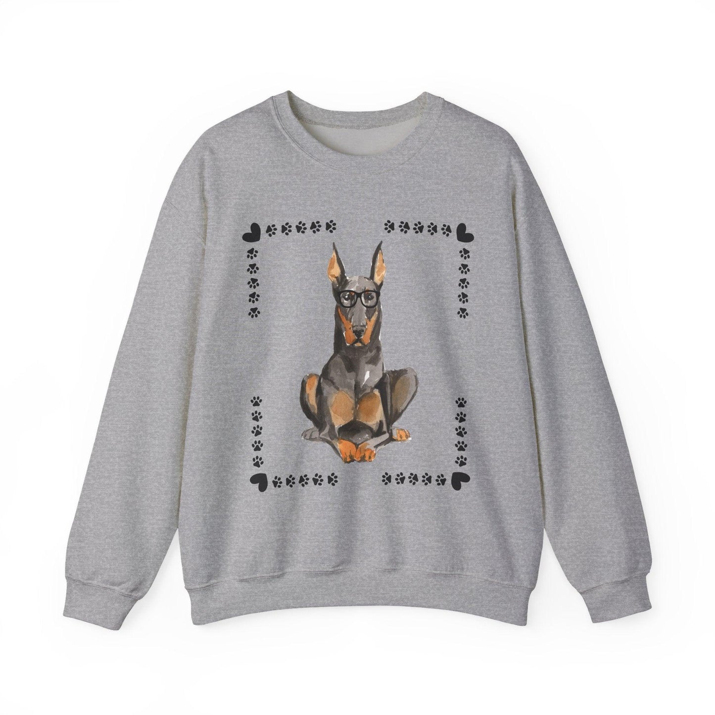 Geeky Good Doberman Unisex Crewneck Sweatshirt