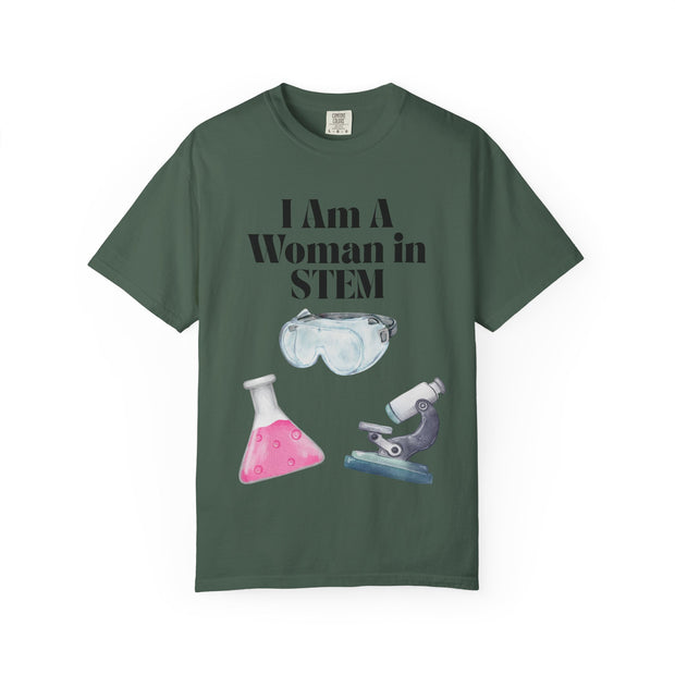 'I Am A Woman In STEM' Scientist Unisex T-shirt