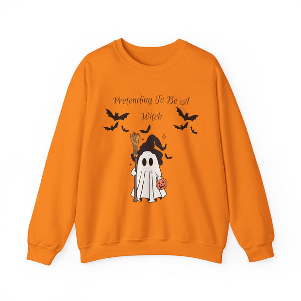 'Pretending To Be A Witch' Unisex Crewneck Sweatshirt