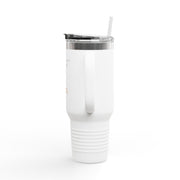 'Espawresso Yourself' French Bulldog Insulated Travel Mug, 40oz
