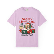 'Santa Livestream: Join the Fun! ' T-Shirt
