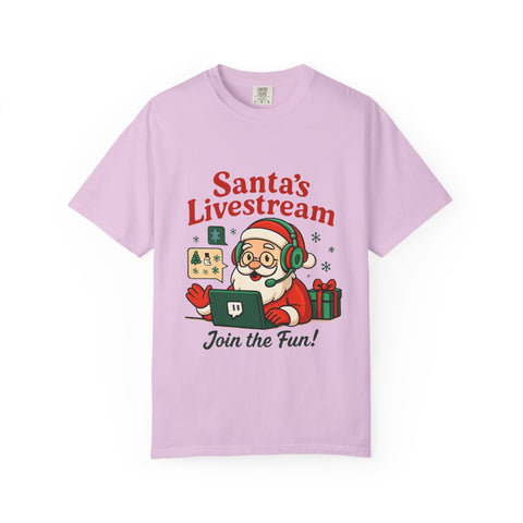 'Santa Livestream: Join the Fun! ' T-Shirt