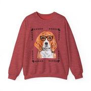 Geeky Good Beagle Unisex Crewneck Sweatshirt