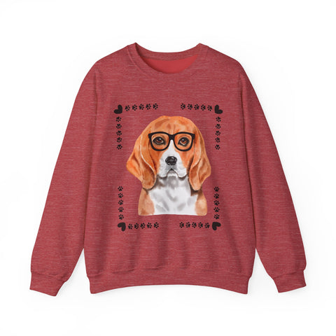 Geeky Good Beagle Unisex Crewneck Sweatshirt