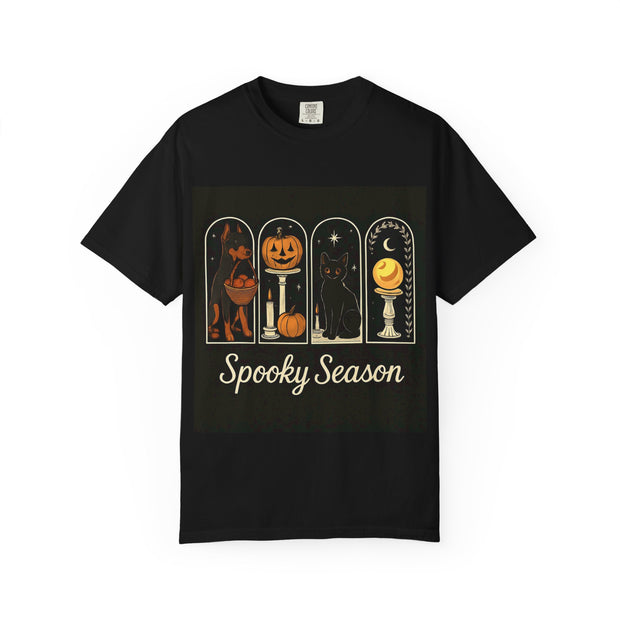 Spooky Season Unisex Garment-Dyed T-shirt