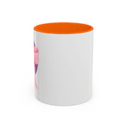 Pink/Purple Planet Wrapped In A Bow Accent Coffee Mug
