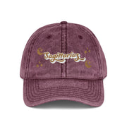 'Sagittarius' Vintage Embroidered Cap