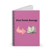 'Plot Twist Energy' Spiral Notebook